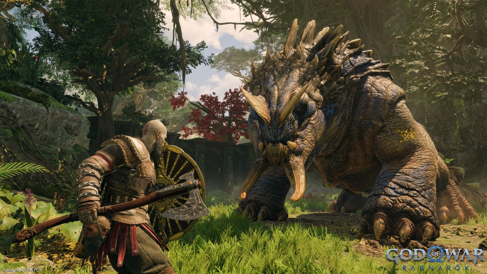 Ragnarök is also beautiful on the PS4 and especially on the PS4 Pro.