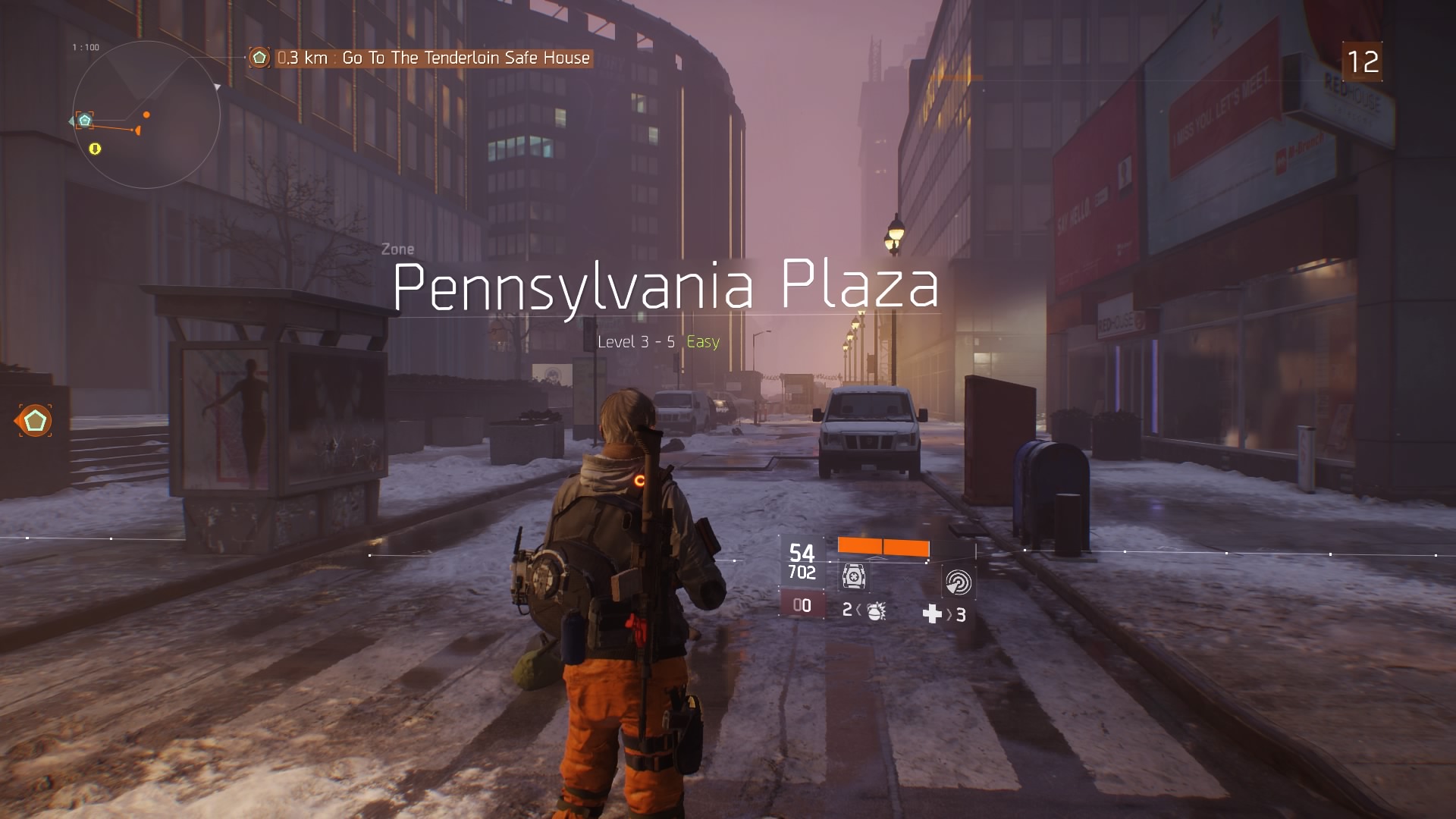 The Division UI ScreenCap
