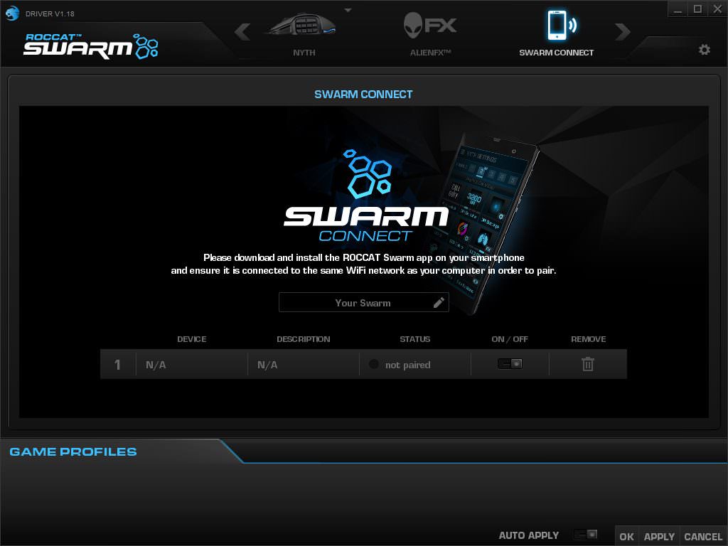 roccat-swarm-connect