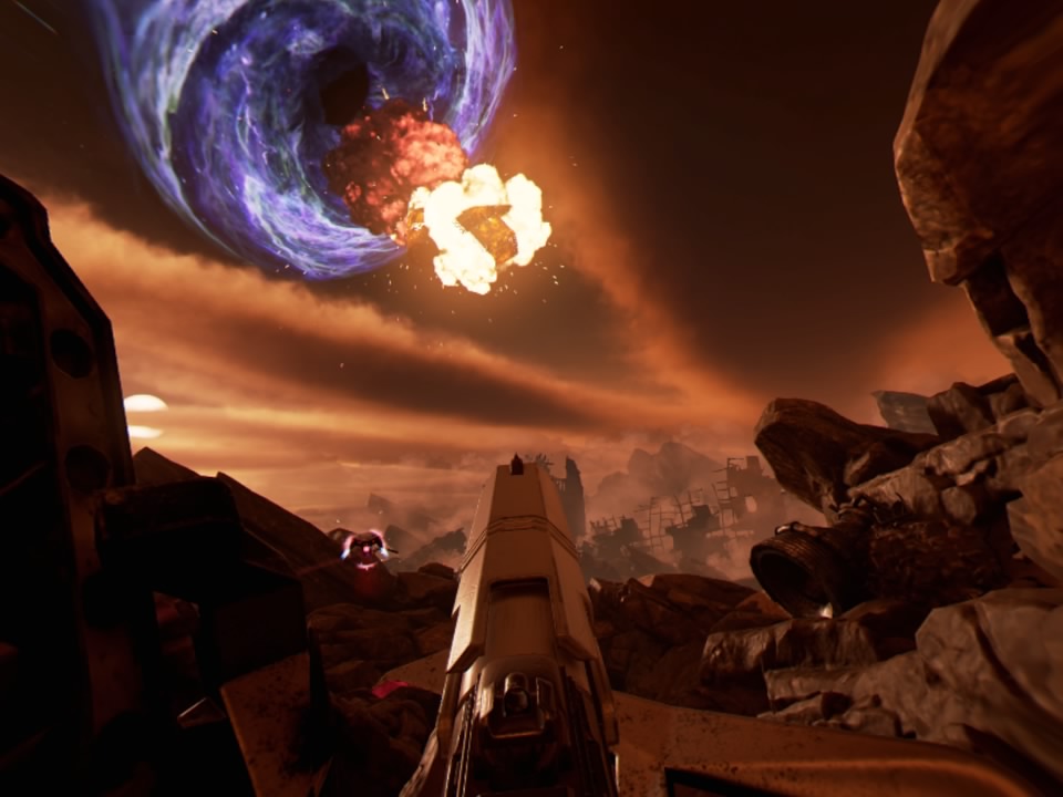 Farpoint explosion in the sky