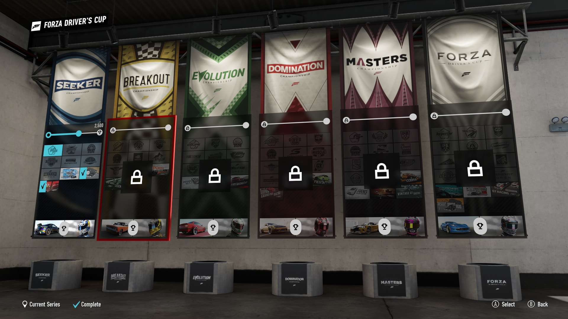Forza Motorsport 7 driver's cup